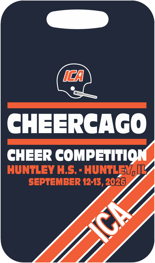 Cheercago 2026 Event Bag Tag